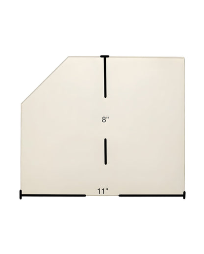 Ceramic Replacement Glass for Carolina Challenge I Door Glass Replacement - 11" x 8"