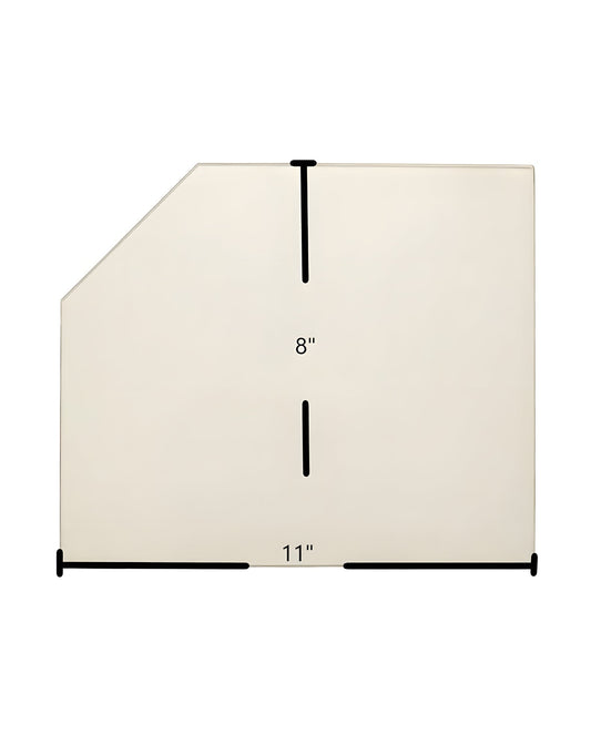 Ceramic Replacement Glass for Carolina Challenge I Door Glass Replacement - 11" x 8"