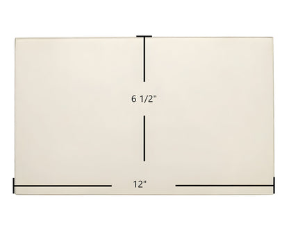 Ceramic Replacement Glass for Carolina Spirit Door Ceramic Glass Panel | 12" x 6 1/2" | Part #12*612 Glass - 12" x 6 1/2"