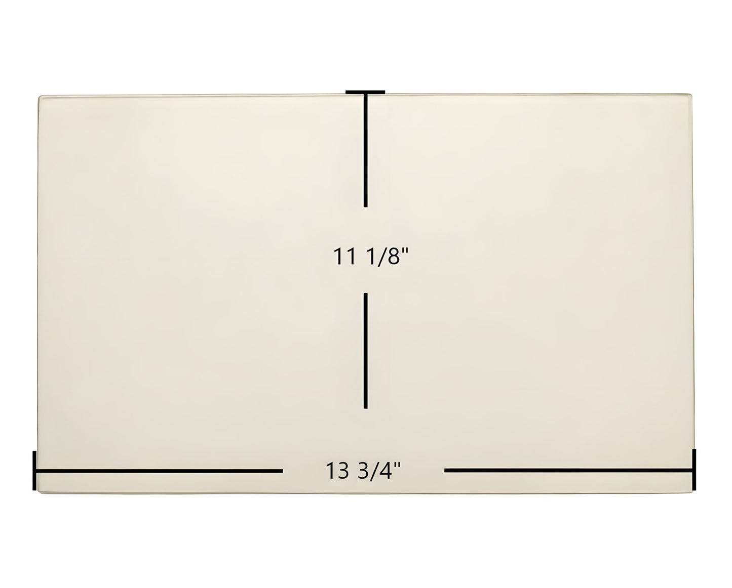 Ceramic Replacement Glass for Castle Stove Door Glass | 13 3/4" x 11 1/8" (720242) - 13 3/4" x 11 1/8"