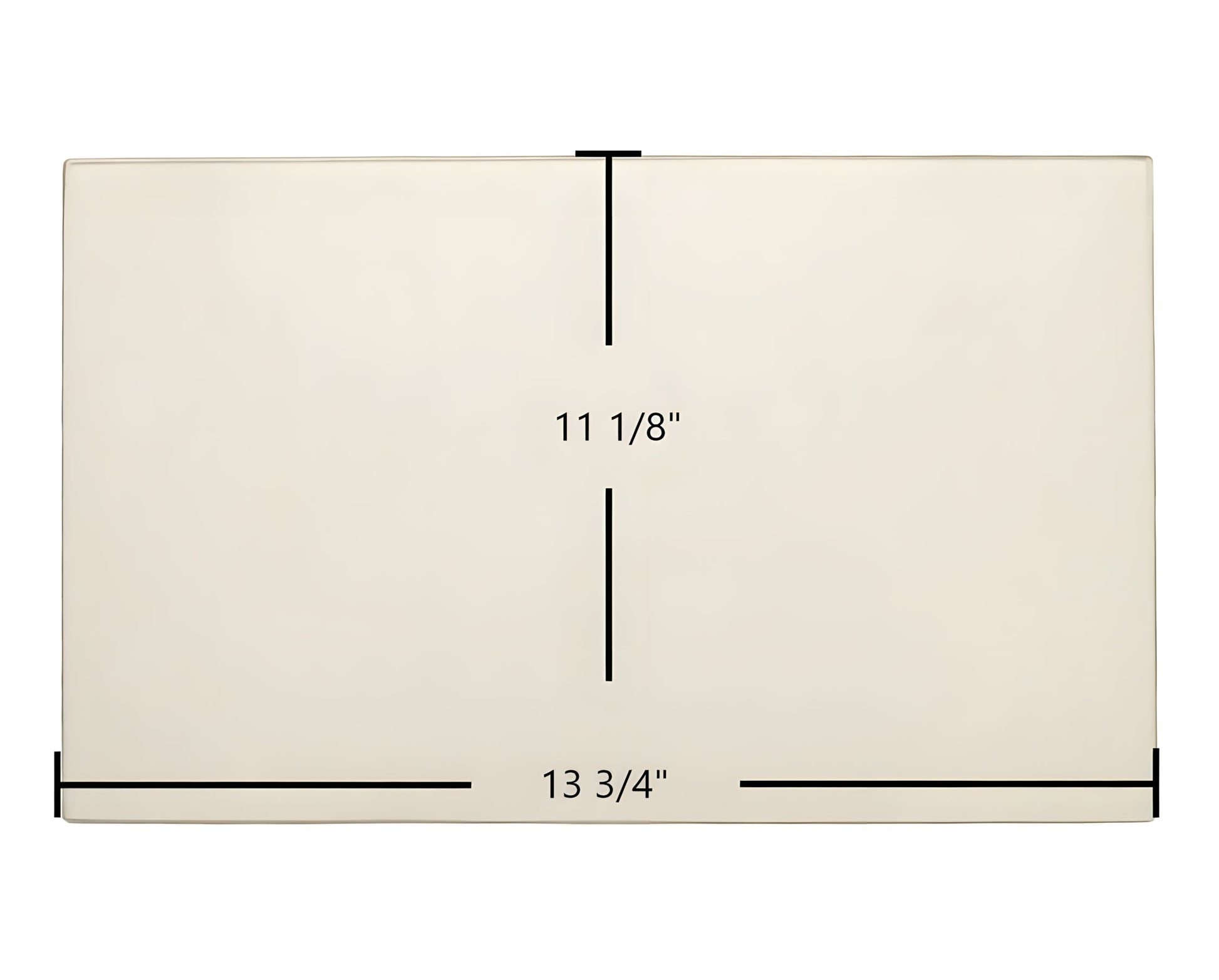 Ceramic Replacement Glass for Castle Stove Door Glass | 13 3/4" x 11 1/8" (720242) - 13 3/4" x 11 1/8"