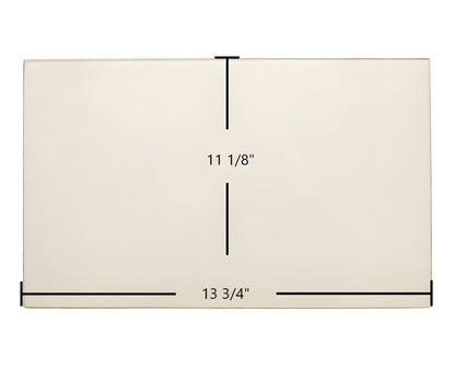 Ceramic Replacement Glass for Castle Stove Door Glass | 13 3/4" x 11 1/8" (720242) - 13 3/4" x 11 1/8"