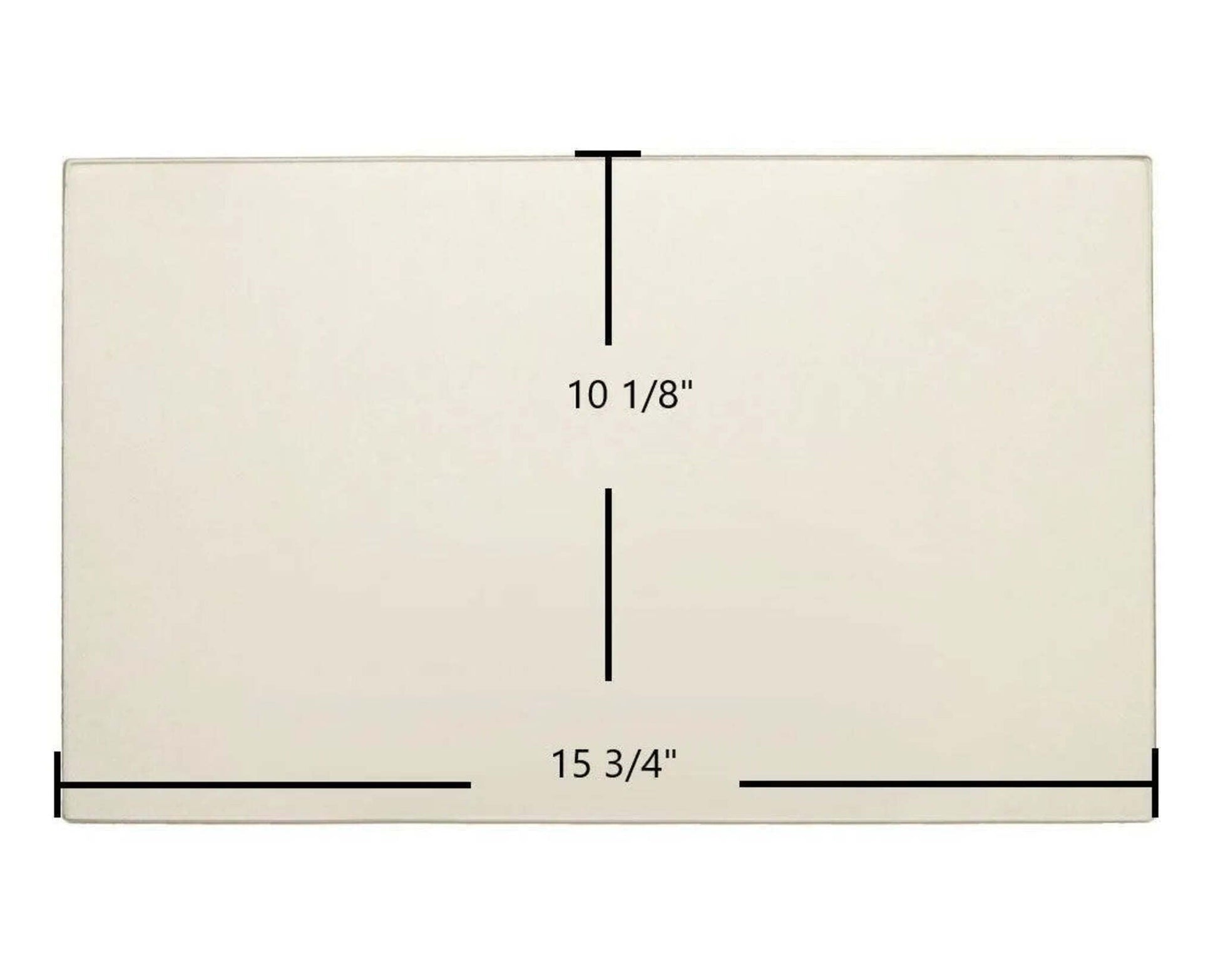 Ceramic Replacement Glass for Century FW2800, FW2900 Door Glass - 15 3/4" x 10 1/8"