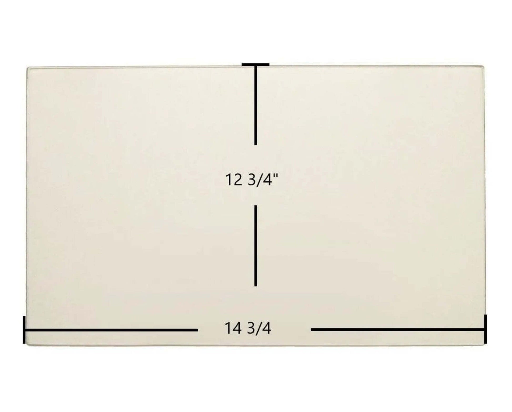 Ceramic Replacement Glass for Century FW3200 Door Glass - 14 3/4" x 12 3/4"