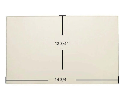 Ceramic Replacement Glass for Century FW3200 Door Glass - 14 3/4" x 12 3/4"