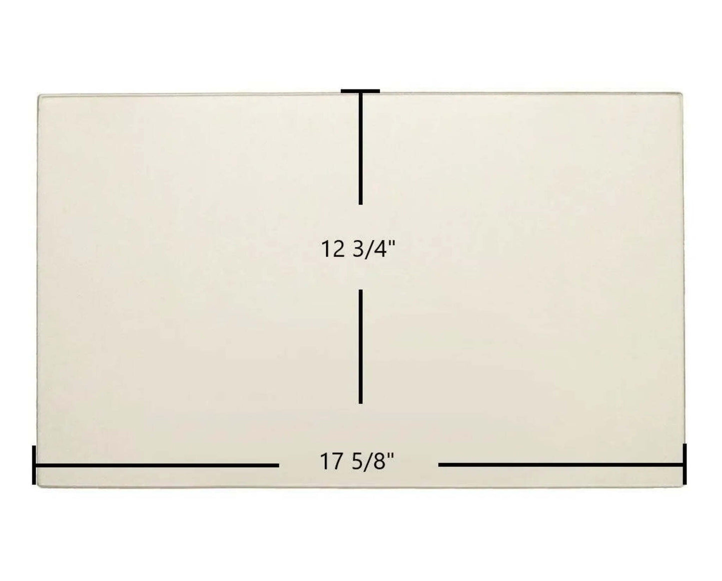 Ceramic Replacement Glass for Century FW3500 Door Glass - 17 5/8" x 12 3/4"