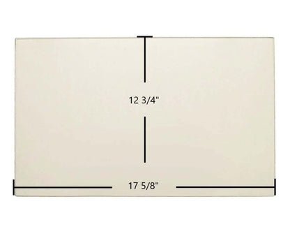 Ceramic Replacement Glass for Century FW3500 Door Glass - 17 5/8" x 12 3/4"