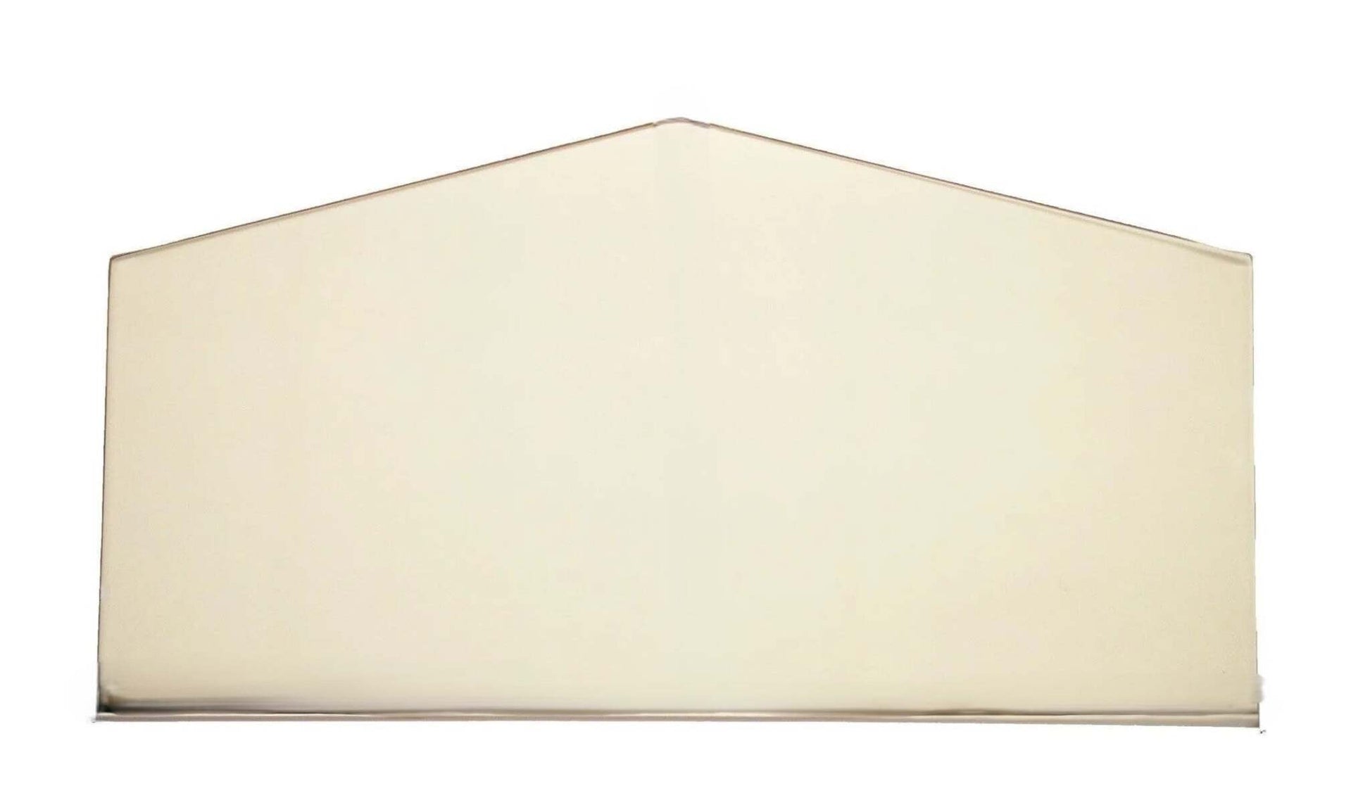 Ceramic Replacement Glass for Century S171E, S273E, S373E, FW270029, S10011 Archtop Door Glass - 16 3/4" x 8 3/4" Archtop