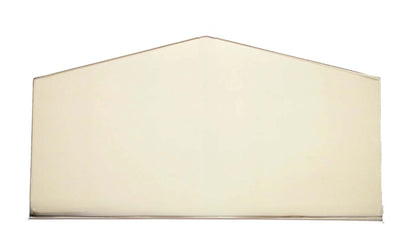 Ceramic Replacement Glass for Century S171E, S273E, S373E, FW270029, S10011 Archtop Door Glass - 16 3/4" x 8 3/4" Archtop