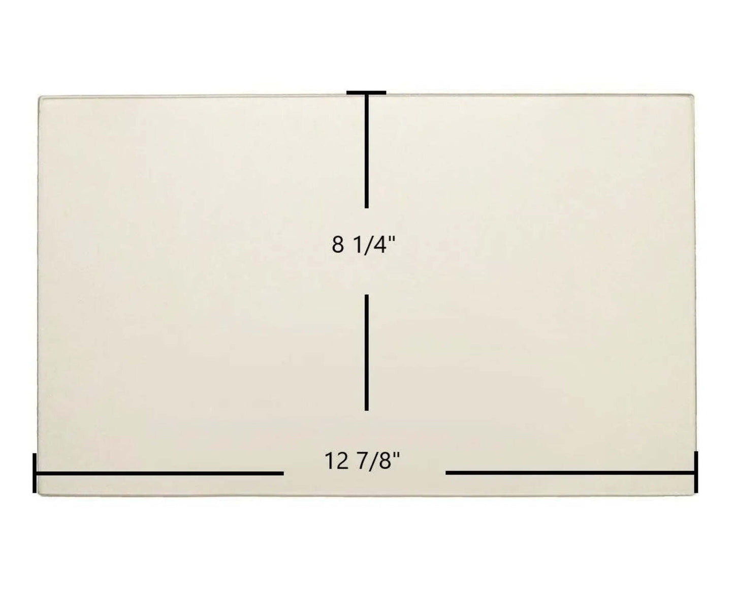 Ceramic Replacement Glass for Century S244, S244E, FW24007, FW2470 Door Glass - 12 7/8" x 8 1/4"