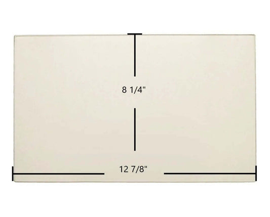 Ceramic Replacement Glass for Century S244, S244E, FW24007, FW2470 Door Glass - 12 7/8" x 8 1/4"