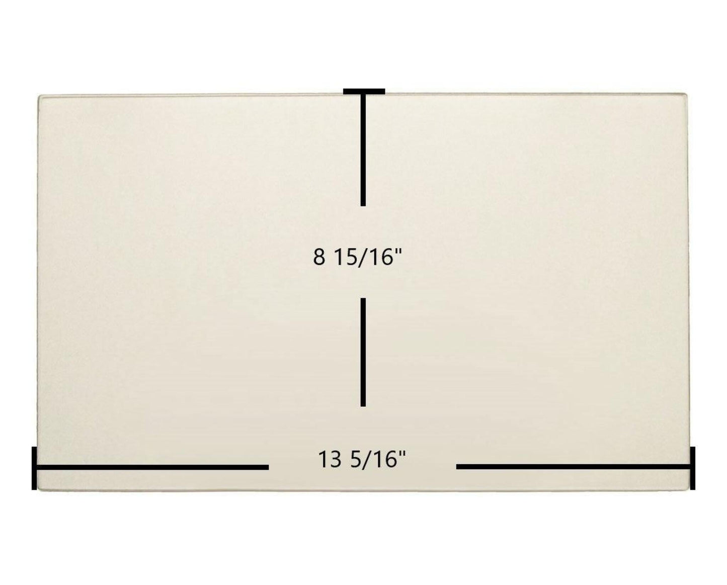 Ceramic Replacement Glass for Century S245E Door Glass - 13 5/16" x 8 15/16"