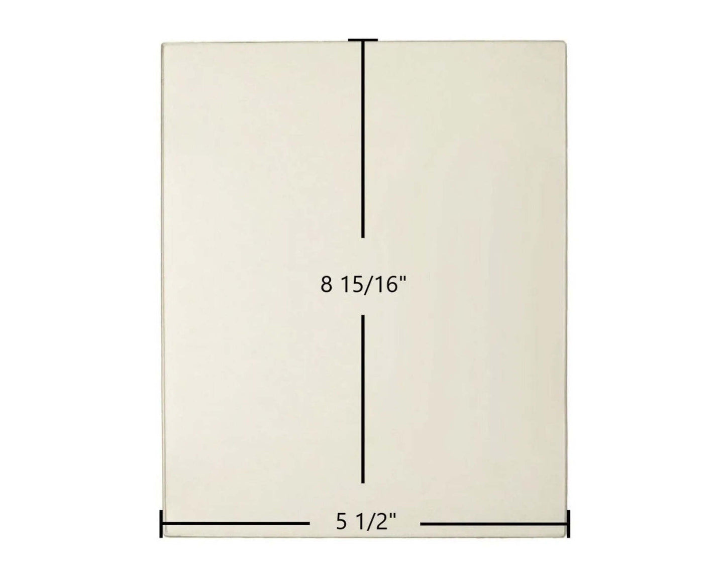 Ceramic Replacement Glass for Coalbrookdale Severn Ceramic Glass Panel - 5 1/2" x 8 15/16"