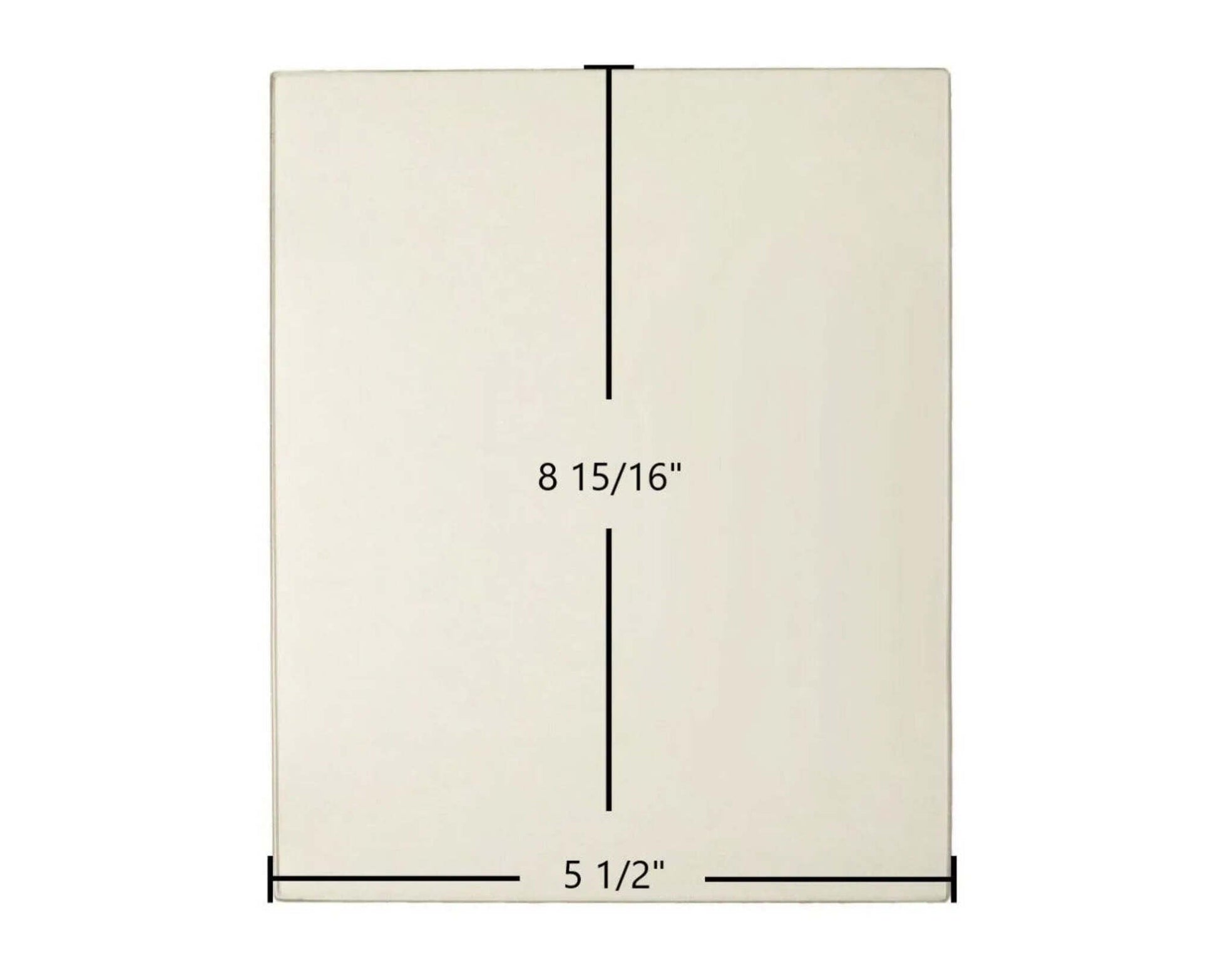 Ceramic Replacement Glass for Coalbrookdale Severn Ceramic Glass Panel - 5 1/2" x 8 15/16"