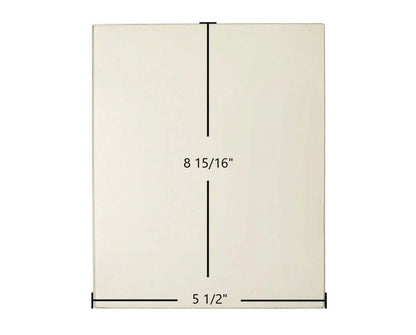 Ceramic Replacement Glass for Coalbrookdale Severn Ceramic Glass Panel - 5 1/2" x 8 15/16"