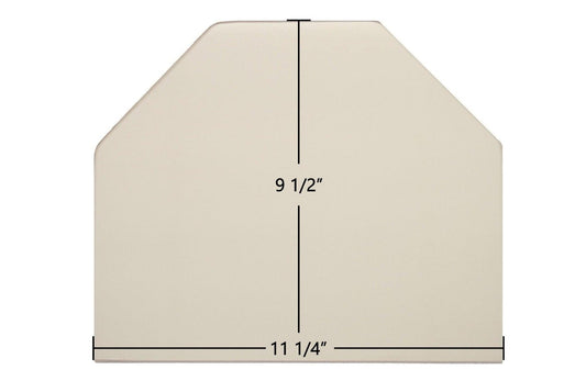 Ceramic Replacement Glass for Consolidated Dutchwest Small #2460 Archtop Ceramic Glass Panel - 11 1/4" x 9 1/2" Archtop
