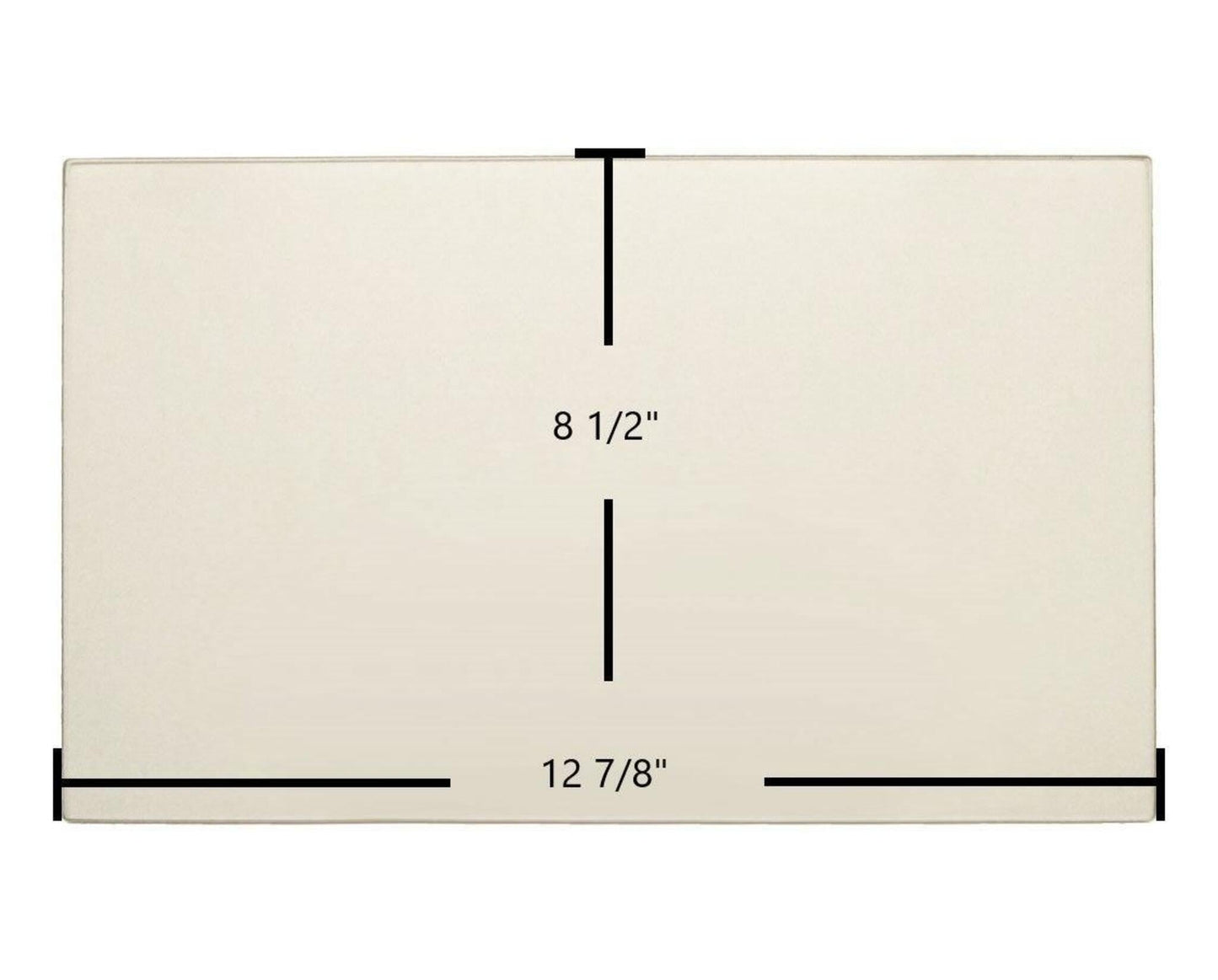 Ceramic Replacement Glass for Country Comfort CC150 Ceramic Glass Panel - 12 7/8" x 8 1/2"