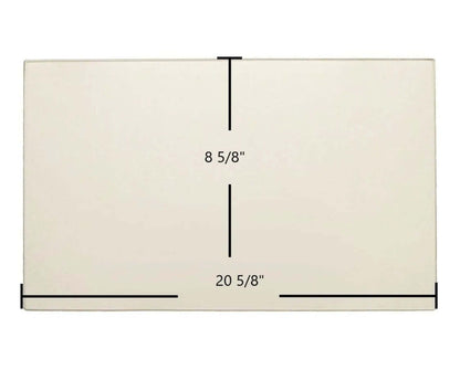 Ceramic Replacement Glass for Country Comfort CC250 Ceramic Glass Panel - 20 5/8" x 8 5/8"