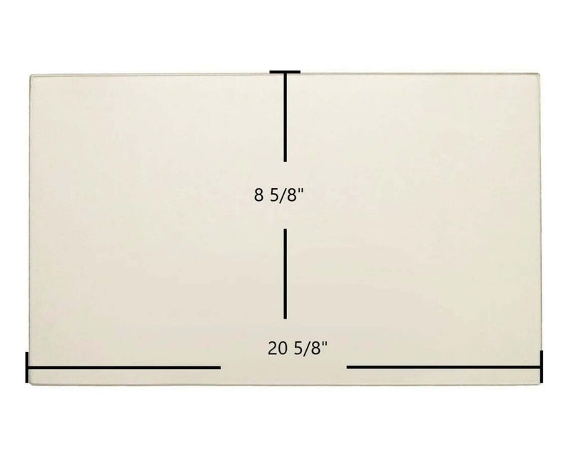 Ceramic Replacement Glass for Country Comfort CC250 Ceramic Glass Panel - 20 5/8" x 8 5/8"
