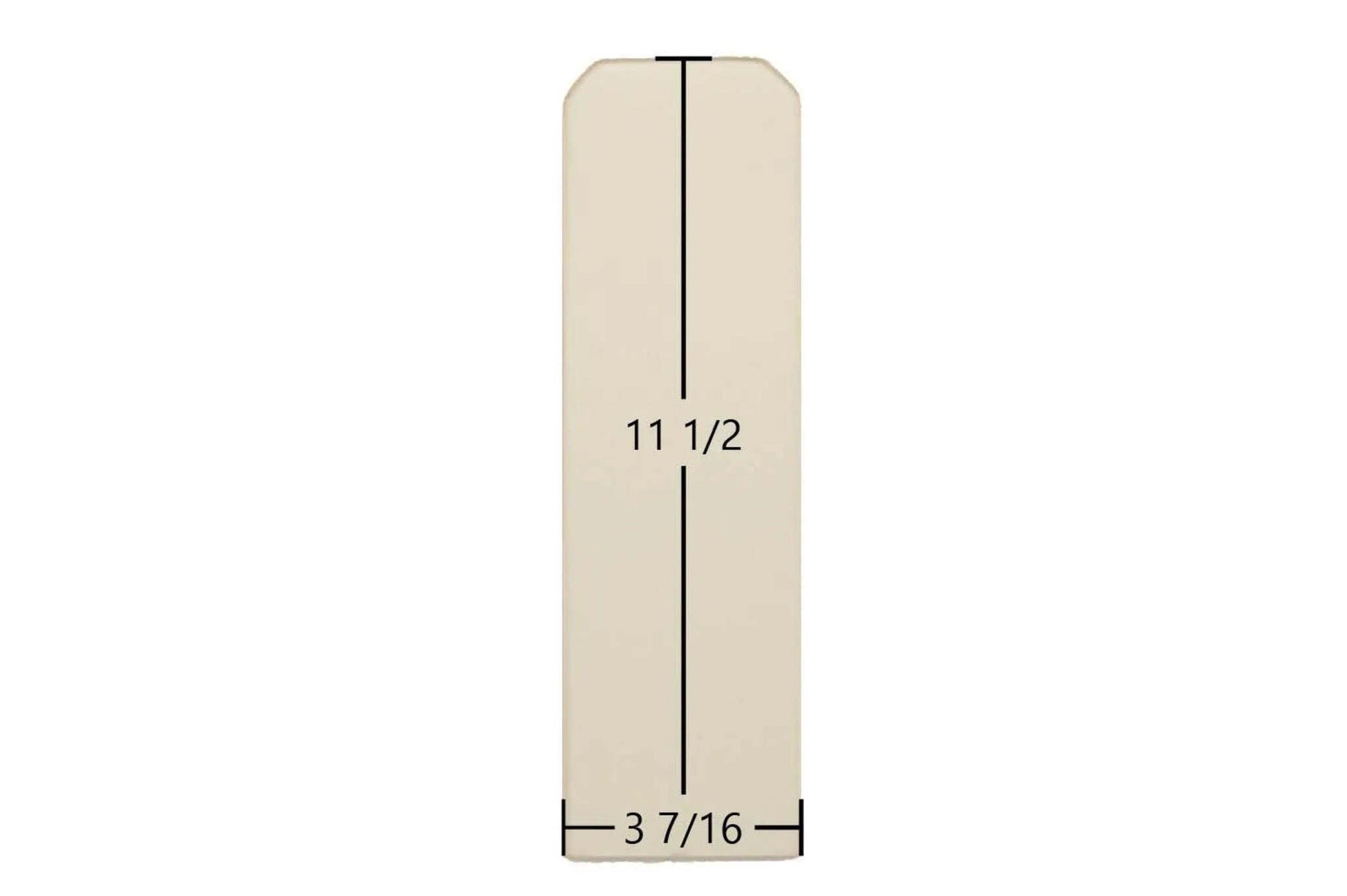 Ceramic Replacement Glass for Country Flame BBF, Crossfire, Ovation, Harvester, O2, OV2CBF Side Glass - 3 7/16" x 11 1/2"