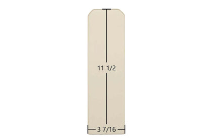 Ceramic Replacement Glass for Country Flame BBF, Crossfire, Ovation, Harvester, O2, OV2CBF Side Glass - 3 7/16" x 11 1/2"