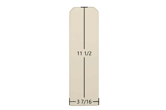 Ceramic Replacement Glass for Country Flame BBF, Crossfire, Ovation, Harvester, O2, OV2CBF Side Glass - 3 7/16" x 11 1/2"