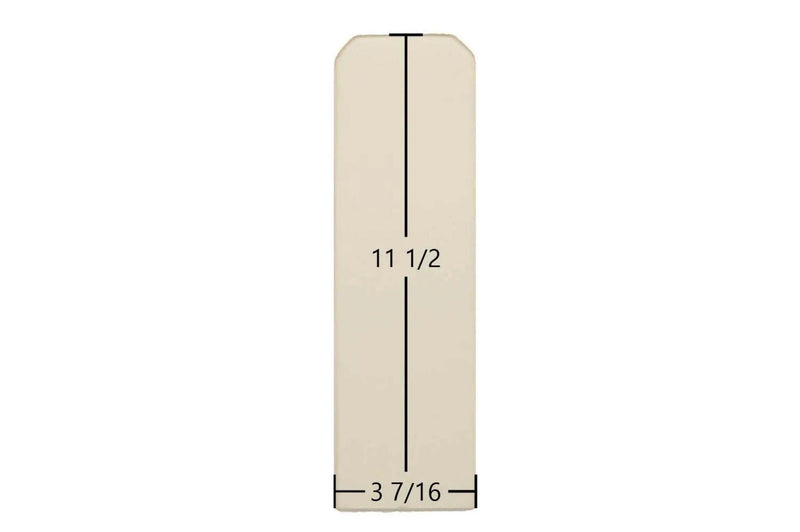 Ceramic Replacement Glass for Country Flame BBF, Crossfire, Ovation, Harvester, O2, OV2CBF Side Glass - 3 7/16" x 11 1/2"