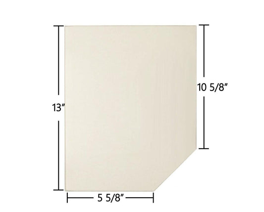 Ceramic Replacement Glass for Country Flame FPD 300 Ceramic Glass Panel - 9 1/16" x 13"