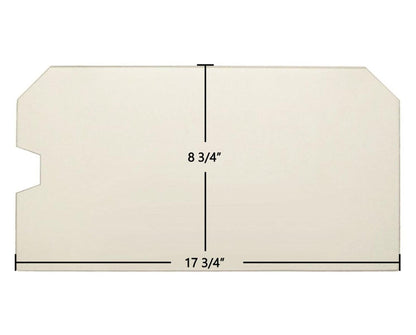 Ceramic Replacement Glass for Country Performer C210 / CA210 & Striker C160 / CA160 / S / SA / SS / ST 210 Ceramic Glass Panel - 17 3/4" x 8 3/4"