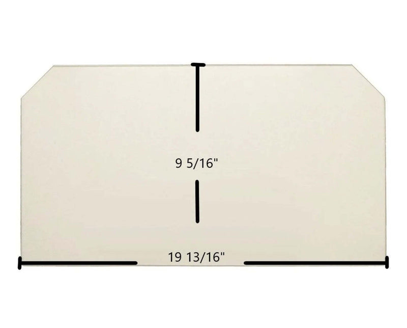 Ceramic Replacement Glass for Country Performer C210 / CA210 Ceramic Glass Panel - 19 13/16" x 9 5/16"
