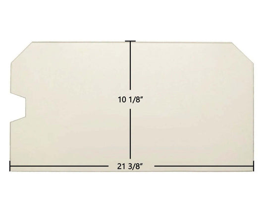 Ceramic Replacement Glass for Country Legacy & Canyon Series Ceramic Glass Panel - 21 3/8" x 10 1/8"