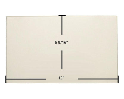 Ceramic Replacement Glass for Craft 4426 Ceramic Glass Panel - 12" x 6 9/16"