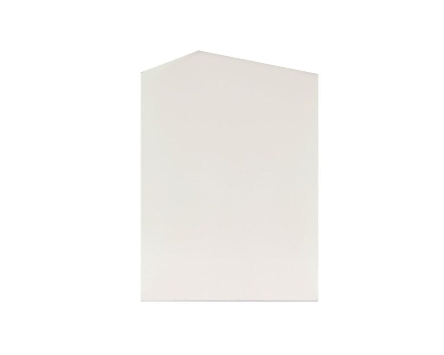 Ceramic Replacement Glass for Defiance Masters Choice Arch-Top Door Glass - 5 1/2" x 8" Arched