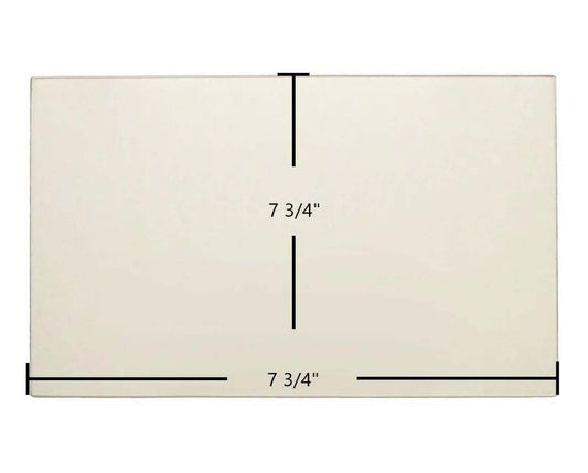 Ceramic Replacement Glass for Dovetec 2045 Ceramic Glass Panel - 7 3/4" x 7 3/4"