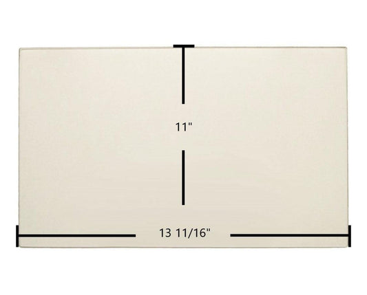 Ceramic Replacement Glass for Dovre 350 CBW Ceramic Glass Panel - 13 11/16" x 11"