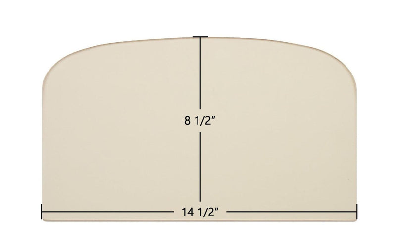 Ceramic Replacement Glass for Dovre 400 Archtop Ceramic Glass Panel - 14 1/2" x 8 1/2" Archtop
