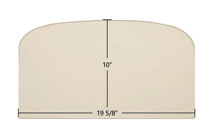 Ceramic Replacement Glass for Dovre Aurora 700, DV750 Ceramic Archtop Glass Panel - 19 5/8" x 10" Archtop