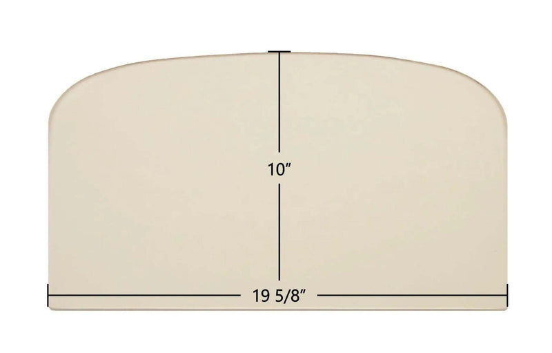 Ceramic Replacement Glass for Dovre Aurora 700, DV750 Ceramic Archtop Glass Panel - 19 5/8" x 10" Archtop