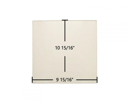 Ceramic Replacement Glass for Drolet Compak Ceramic Glass Panel - 9 15/16" x 10 15/16"