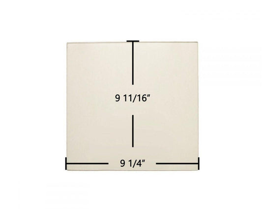 Ceramic Replacement Glass for Drolet CS1200, RC Ceramic Glass Panel - 9 1/4" x 9 11/16"
