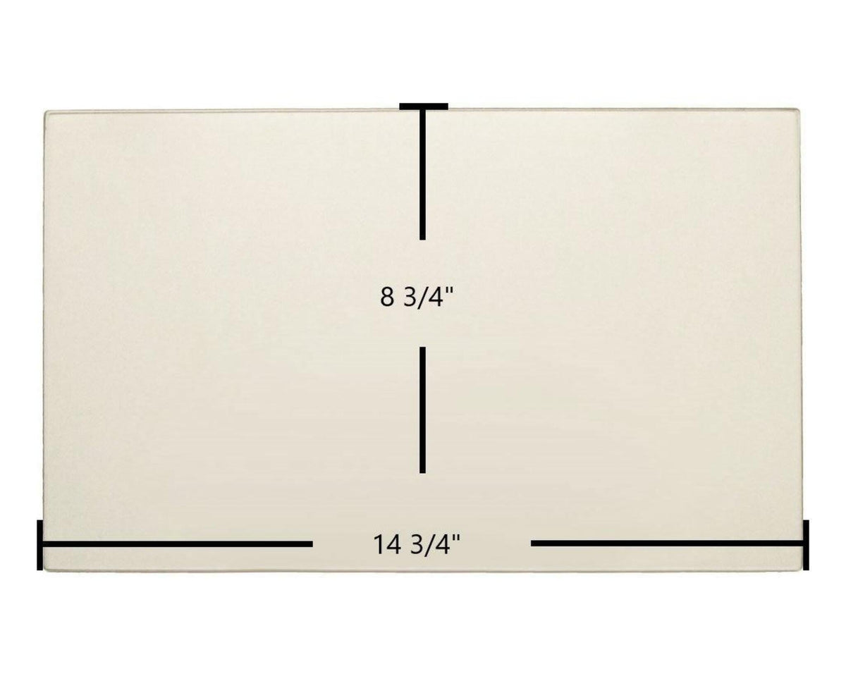 Pyropak Ceramic Replacement Glass for Drolet Pyropak, Spark Ceramic Glass Panel ...