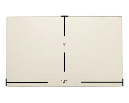 Ceramic Replacement Glass for Earth Stove 101, 105, 701, 705, 102, 201, 202, 205, FD500 Ceramic Glass Panel - 13" x 9"