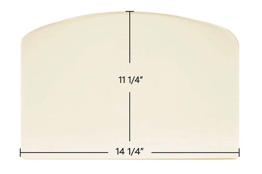 Ceramic Replacement Glass for Earth Stove 1900HT Ceramic Archtop Glass Panel | 14 1/4" x 11 1/4" | Part #37033 - 14 1/4" x 11 1/4" Archtop