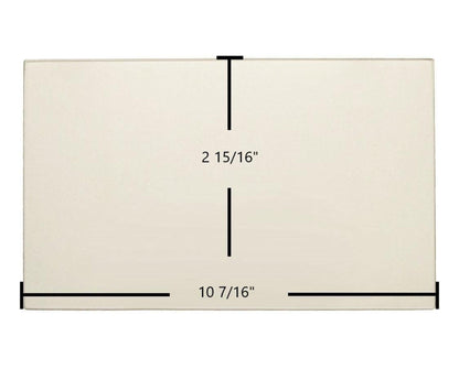 Ceramic Replacement Glass for Earth Stove 1900HT Side Ceramic Glass Panel | 10 7/16" x 2 15/16" | Part #32073 - 10 7/16" x 2 15/16"