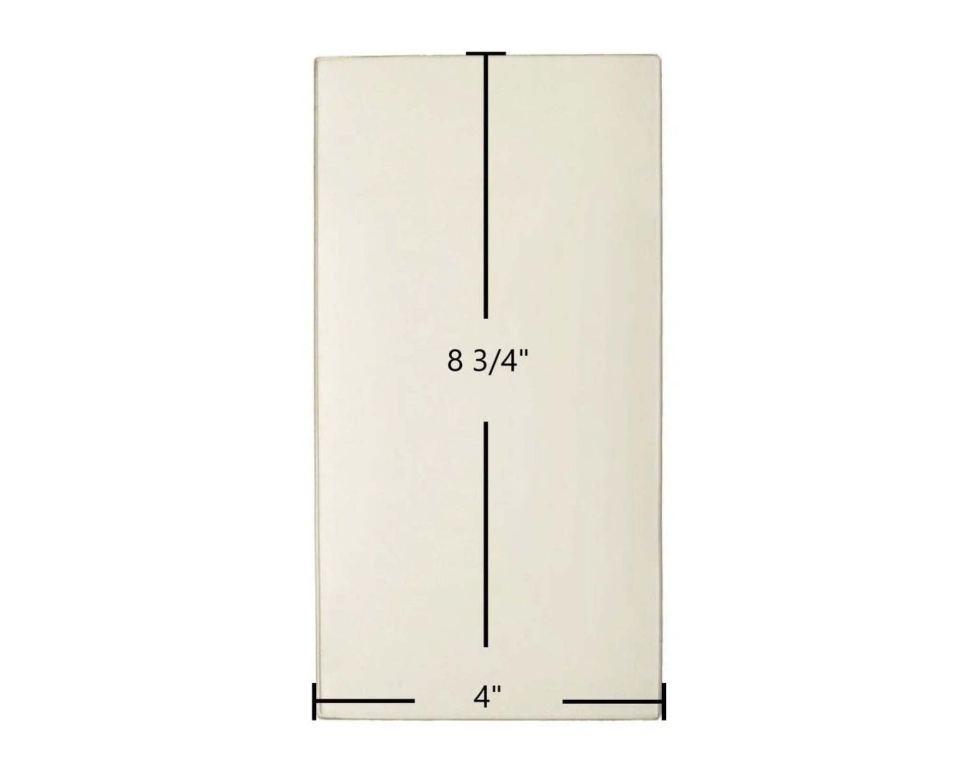Ceramic Replacement Glass for Earth Stove BV400, BV400C, BV400C-2, BV450C Side Glass | 4" x 8 3/4" | Part #G410 - 4" x 8 3/4"