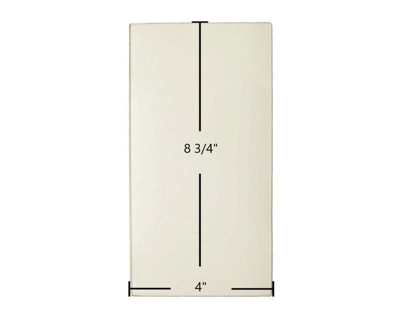 Ceramic Replacement Glass for Earth Stove BV400, BV400C, BV400C-2, BV450C Side Glass | 4" x 8 3/4" | Part #G410 - 4" x 8 3/4"