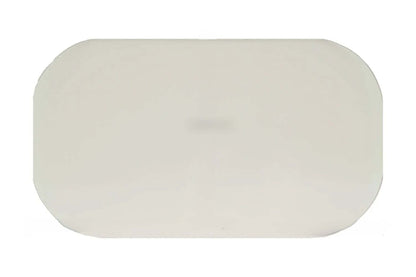 Ceramic Replacement Glass for Earth Stove Oval Ceramic Glass Panel - 11 5/8" x 6 5/8" Oval