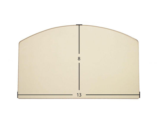 Ceramic Replacement Glass for Earth Stove T-100 Ceramic Archtop Glass Panel - 13" x 8" Archtop