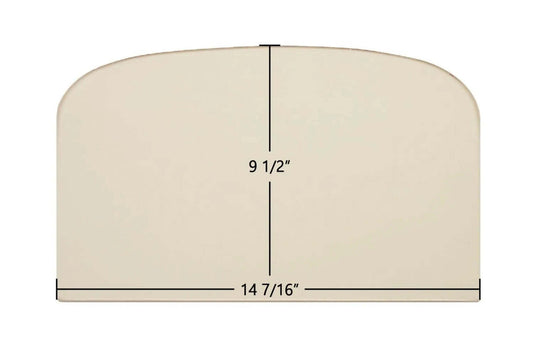 Ceramic Replacement Glass for Earth Stove T150C, TP340 Archtop Ceramic Glass Panel | 14 7/16" x 9 1/2" | Part #18242 - 14 7/16" x 9 1/2" Archtop