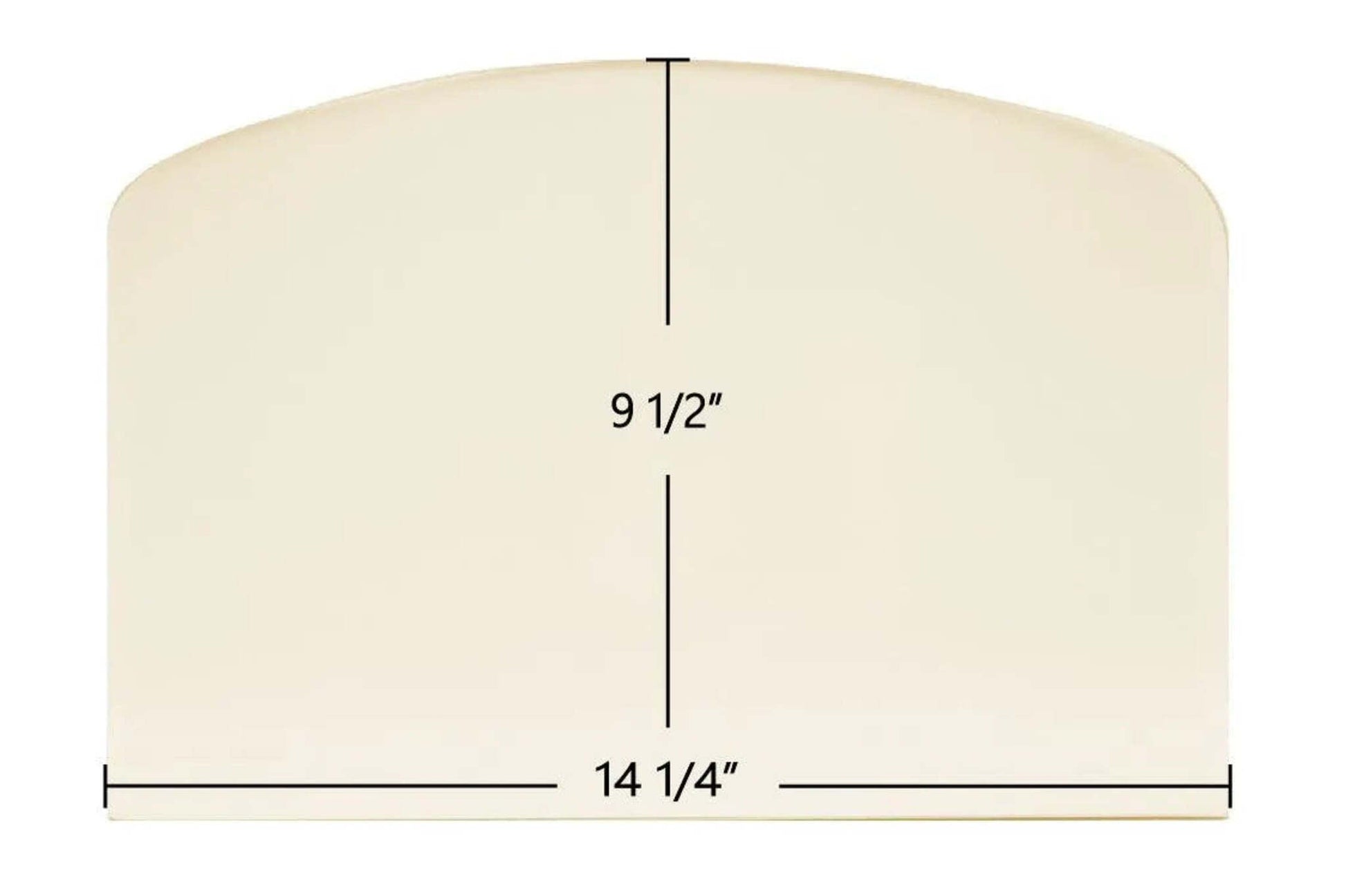 Ceramic Replacement Glass for Earth Stove TP440 Archtop Ceramic Glass Panel | 14 1/4" x 9 1/2" | Part #TP440 - 14 1/4" x 9 1/2" Archtop